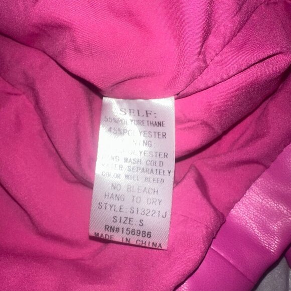 Ídem ditto small pleather‎ short jacket EUC - Picture 4 of 4